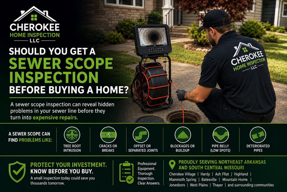 Why Every Homebuyer Should Get a Sewer Scope Inspection Before Buying a Home in Arkansas and Missouri