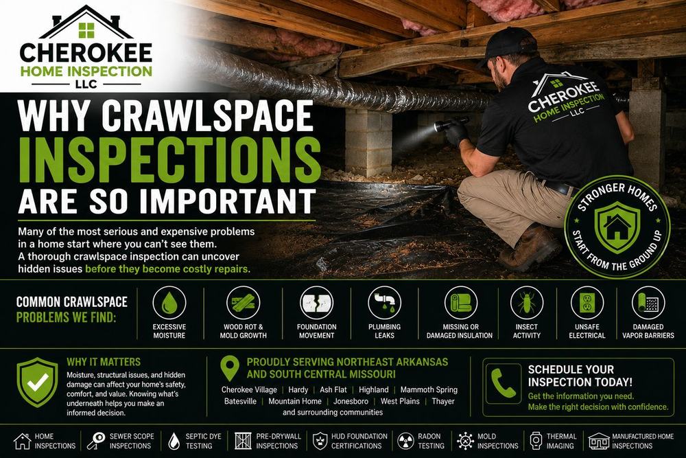 Why Every Homebuyer Should Have a Crawlspace Inspection Before Buying a Home in Arkansas and Missouri