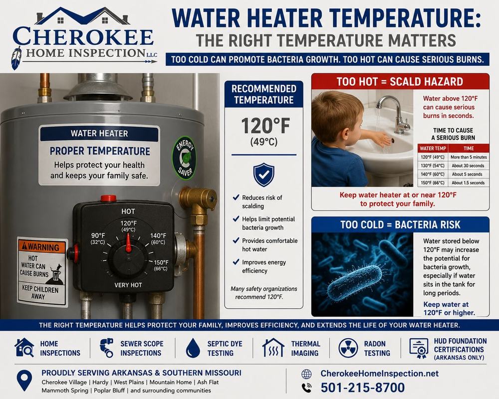 Why Your Water Heater Temperature Matters: Too Cold Can Promote Bacteria, Too Hot Can Cause Serious Burns
