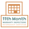 11-month builder warranty inspection certification badge