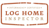 Log home inspection certification badge